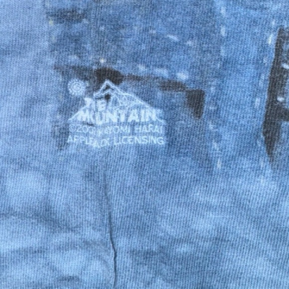 The Mountain Kitten in Overalls Tie Dye T-Shirt: Adult Medium: True Vintage - Picture 2 of 4